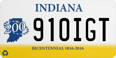 IN license plate 910IGT