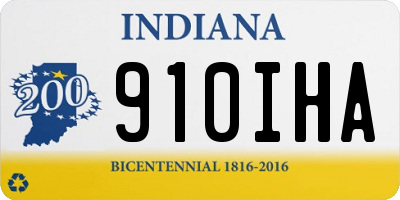 IN license plate 910IHA