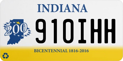 IN license plate 910IHH
