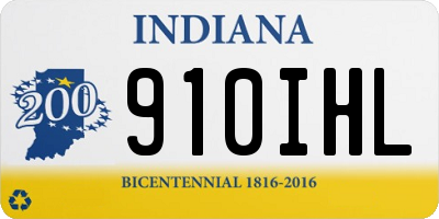 IN license plate 910IHL