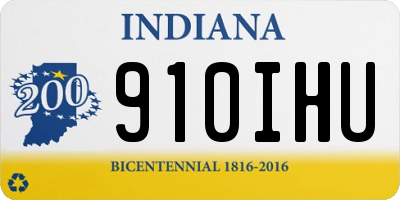 IN license plate 910IHU