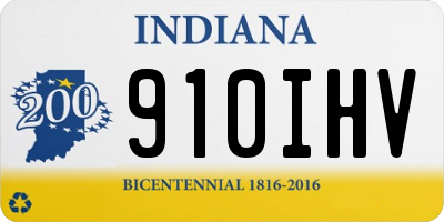IN license plate 910IHV