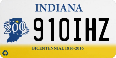 IN license plate 910IHZ