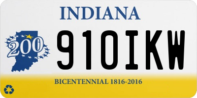 IN license plate 910IKW