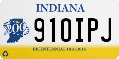 IN license plate 910IPJ