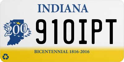 IN license plate 910IPT