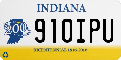 IN license plate 910IPU