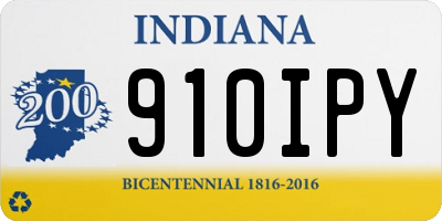 IN license plate 910IPY