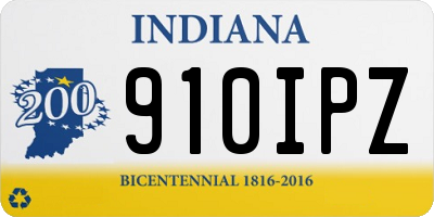 IN license plate 910IPZ