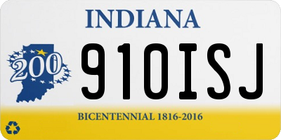 IN license plate 910ISJ