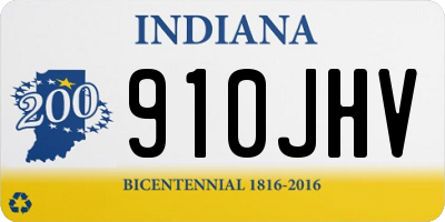 IN license plate 910JHV