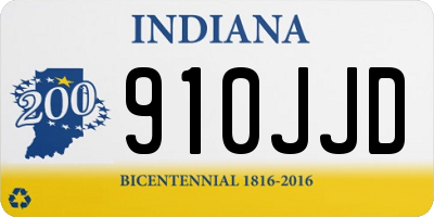 IN license plate 910JJD