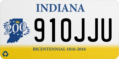 IN license plate 910JJU
