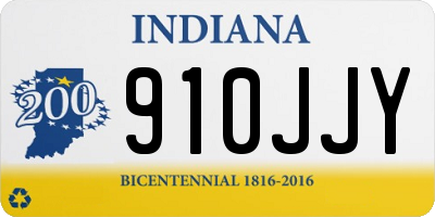 IN license plate 910JJY