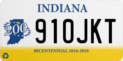 IN license plate 910JKT