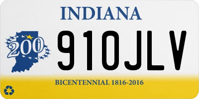 IN license plate 910JLV