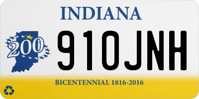 IN license plate 910JNH
