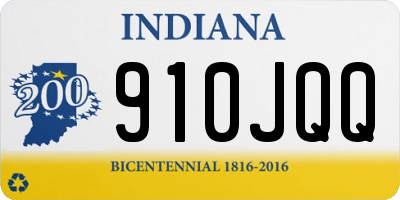 IN license plate 910JQQ