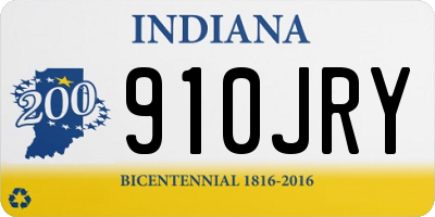 IN license plate 910JRY
