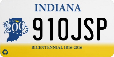 IN license plate 910JSP