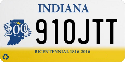 IN license plate 910JTT