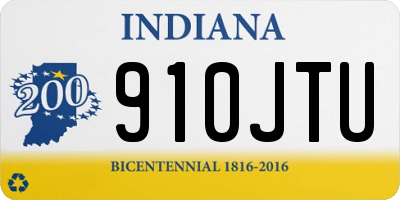 IN license plate 910JTU