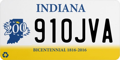 IN license plate 910JVA