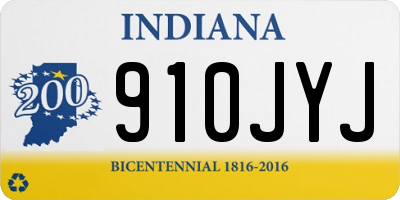 IN license plate 910JYJ