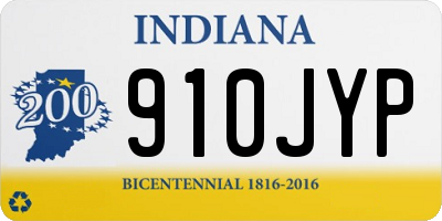 IN license plate 910JYP