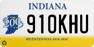 IN license plate 910KHU