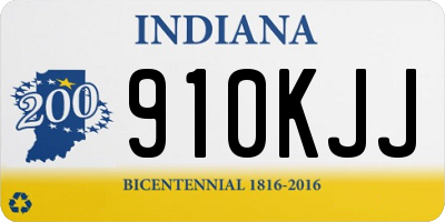 IN license plate 910KJJ