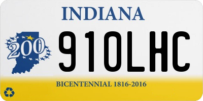 IN license plate 910LHC