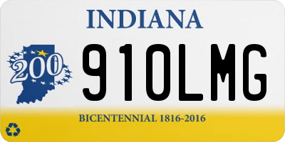 IN license plate 910LMG
