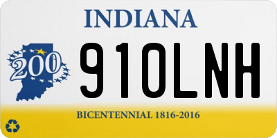 IN license plate 910LNH