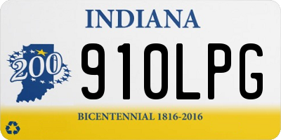 IN license plate 910LPG