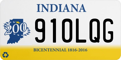 IN license plate 910LQG