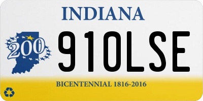 IN license plate 910LSE