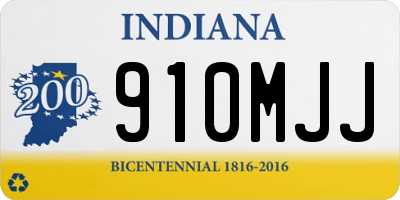 IN license plate 910MJJ