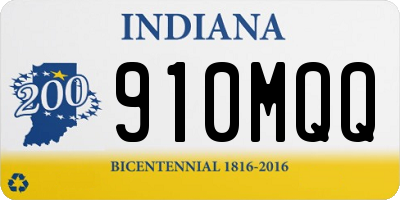 IN license plate 910MQQ