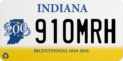IN license plate 910MRH