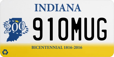 IN license plate 910MUG