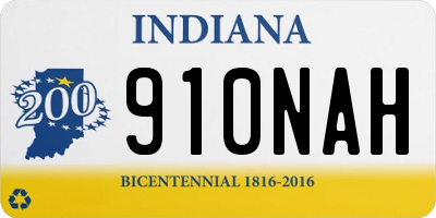 IN license plate 910NAH