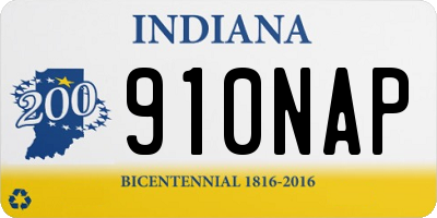 IN license plate 910NAP