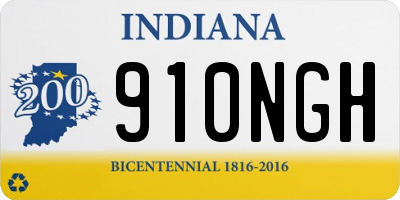 IN license plate 910NGH
