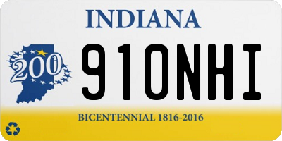 IN license plate 910NHI