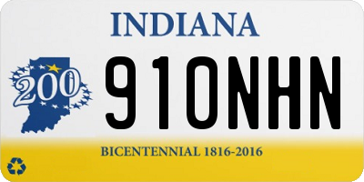 IN license plate 910NHN