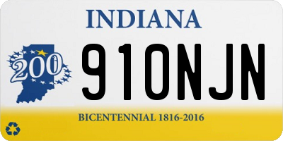 IN license plate 910NJN
