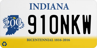 IN license plate 910NKW