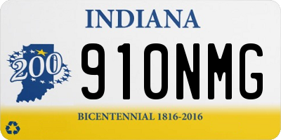 IN license plate 910NMG