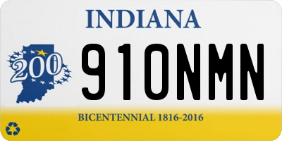 IN license plate 910NMN